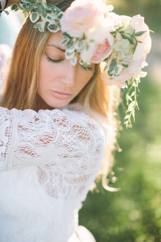 20 Floral Crowns For Boho Brides Southbound Bride 3236