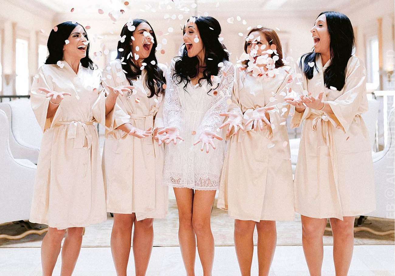 bridesmaid robes for getting ready