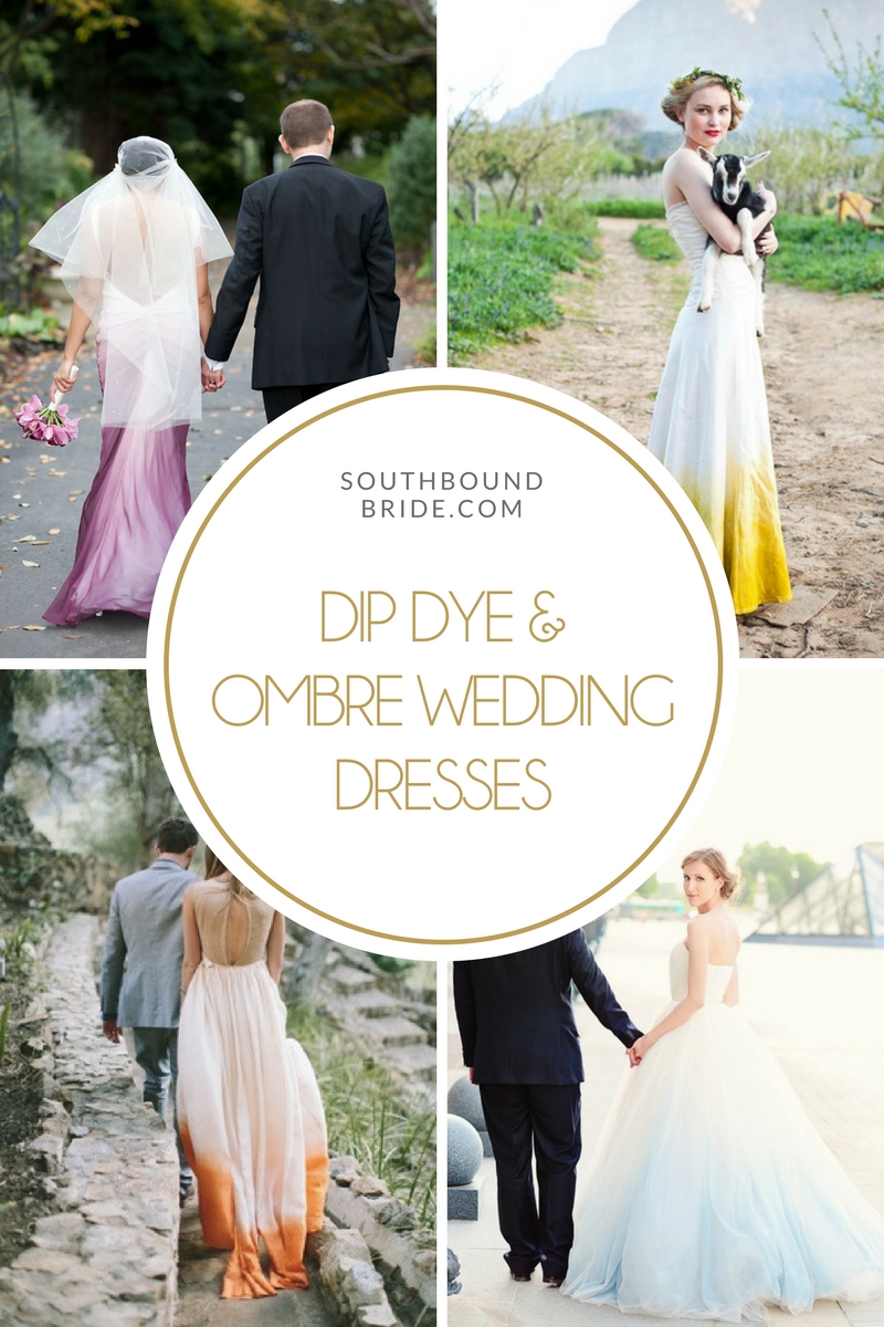 Dip Dye & Ombre Wedding Dresses | SouthBound Bride