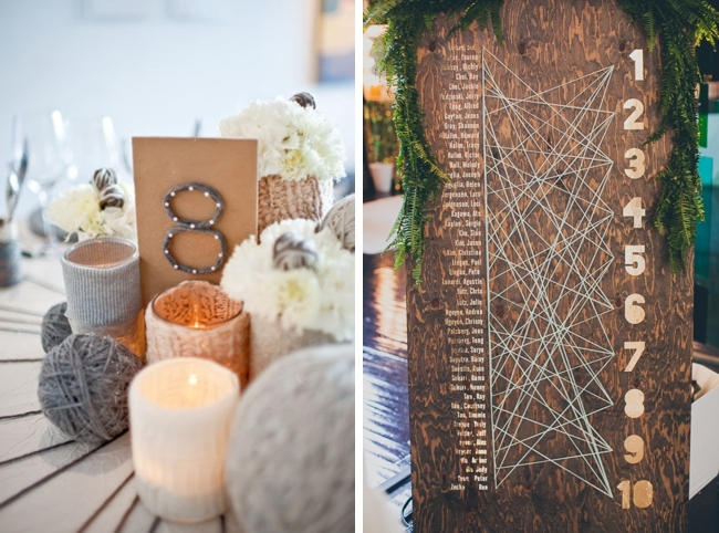 string art wedding table number and table plan