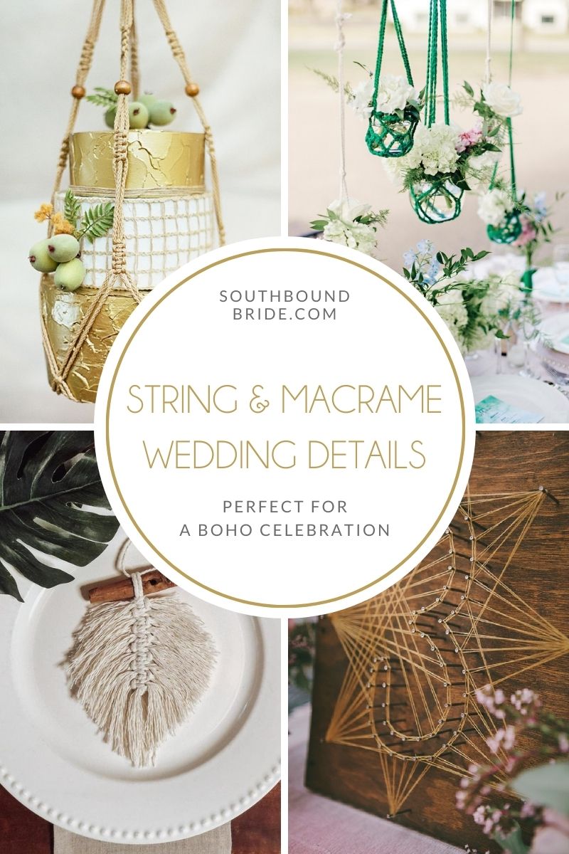 Yarn, String & Macrame Wedding Ideas