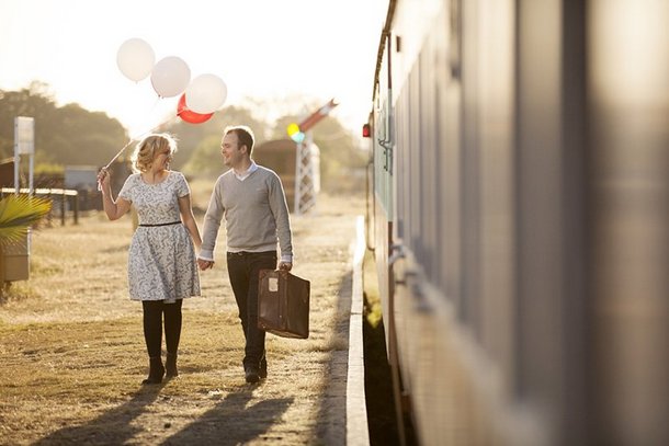 012 Railway Romance Couple Shoot As Sweet As Images Southbound Bride