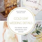 Gold Leaf Wedding Ideas