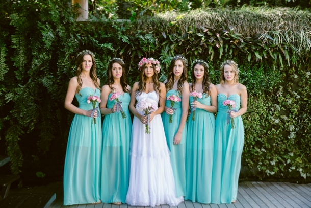 Mint Bridesmaid Dresses | Credit: Lad & Lass
