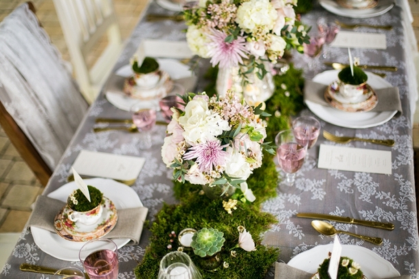 Whimsical Woodland Wedding Table Decor | Credit: Anneli Marinovich (15)