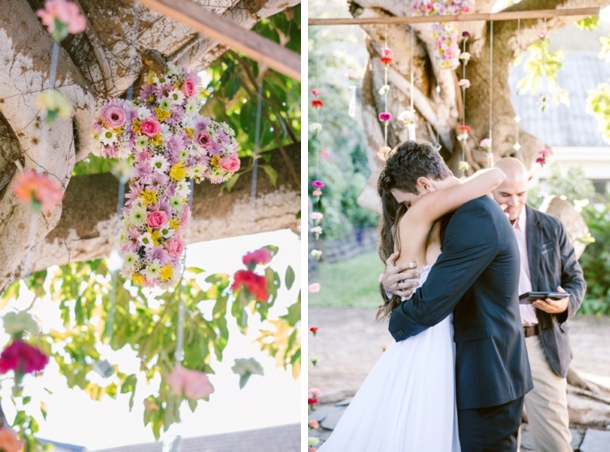 Floral Cross for Wedding Ceremony | Credit: Lad & Lass