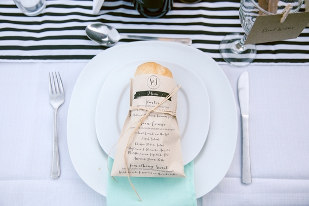 Place Setting with Bread Roll | Credit: Lad & Lass