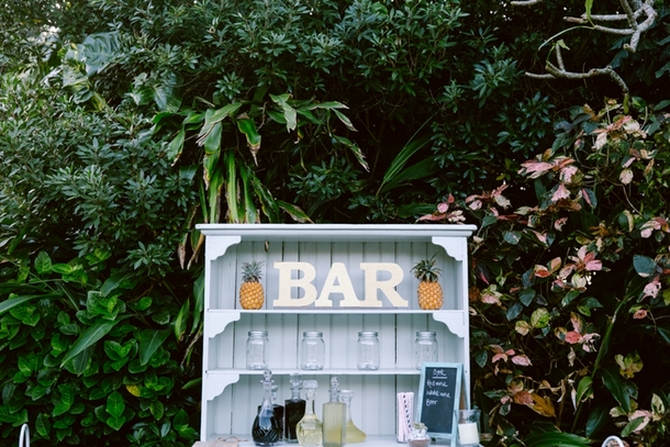 Garden Wedding Bar | Credit: Lad & Lass