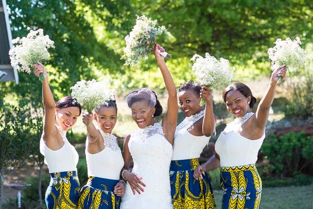 african print bridesmaid dresses