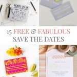 15 Free Printable Save the Dates