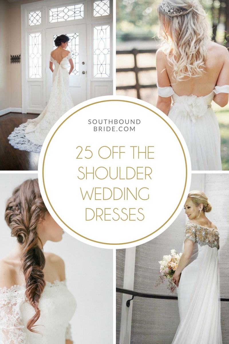 Off The Shoulder Wedding Dress