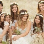 Bridesmaids in Flower Crowns