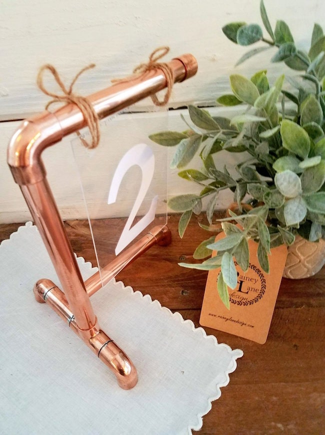 wedding table numbers etsy
