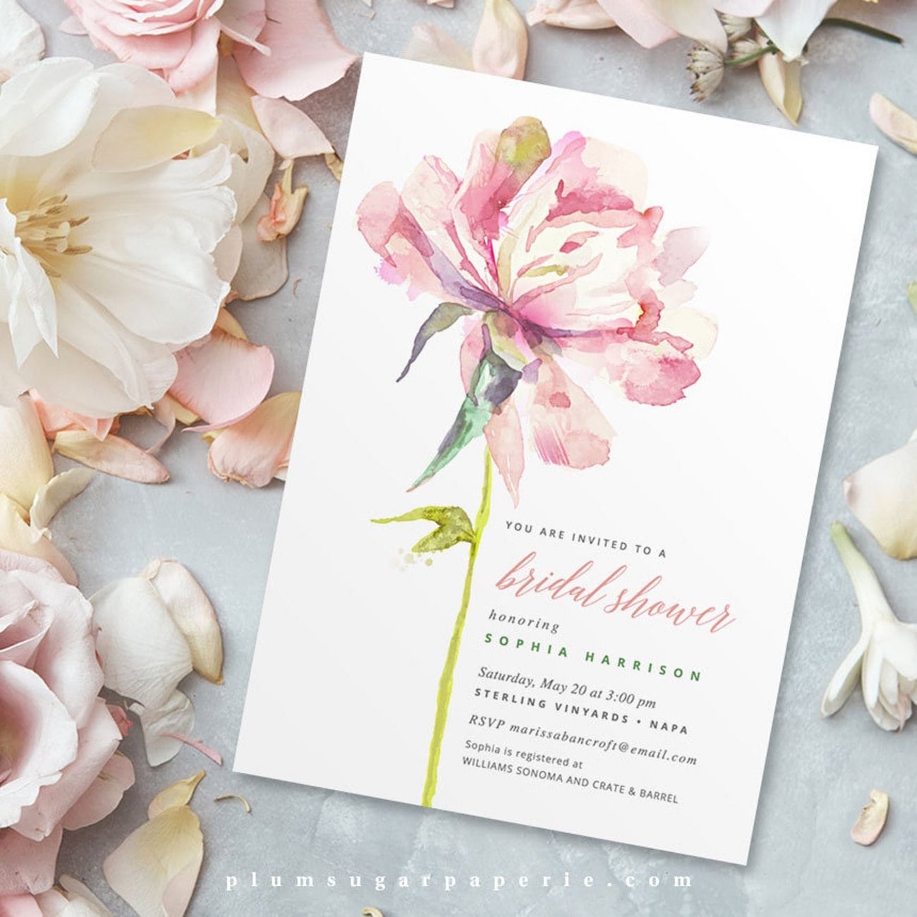 etsy printable bridal shower invitations