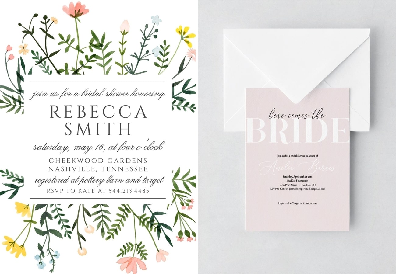 etsy printable bridal shower invitations