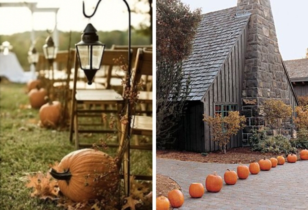 Pumpkin Runners | Fall Wedding Ideas | SouthBound Bride