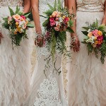 Ruffled Bridesmaid Dresses