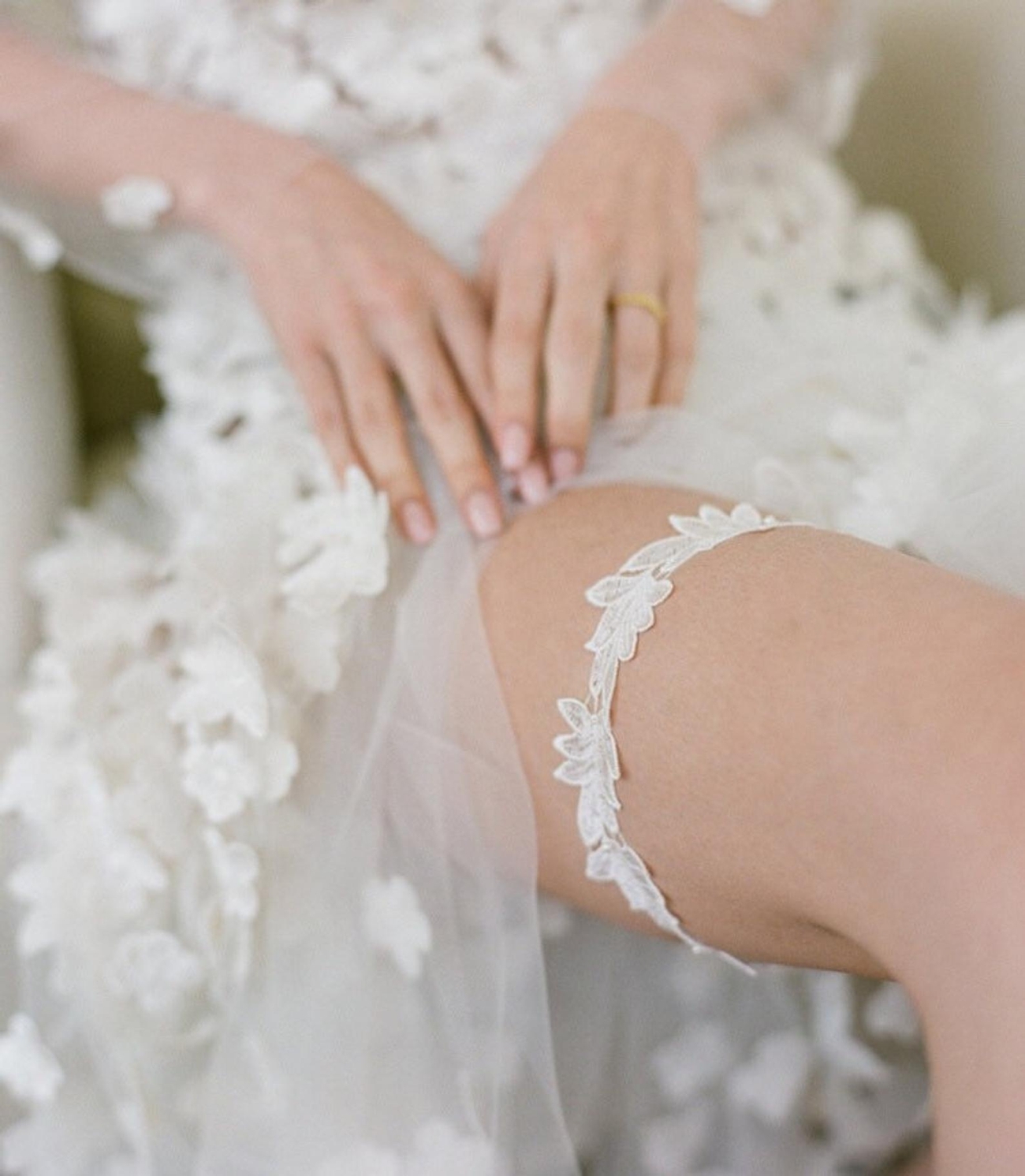 Delicate Bridal Garters From Etsy Southbound Bride