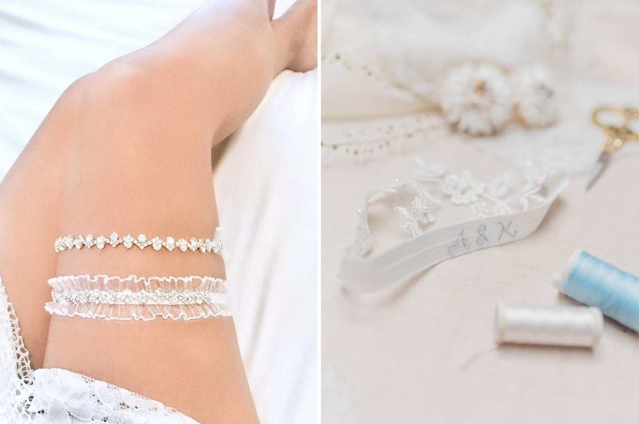 Classic Bridal Garter Set – Ella Winston
