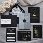 15 Glam Gold Foiled Wedding Invitations