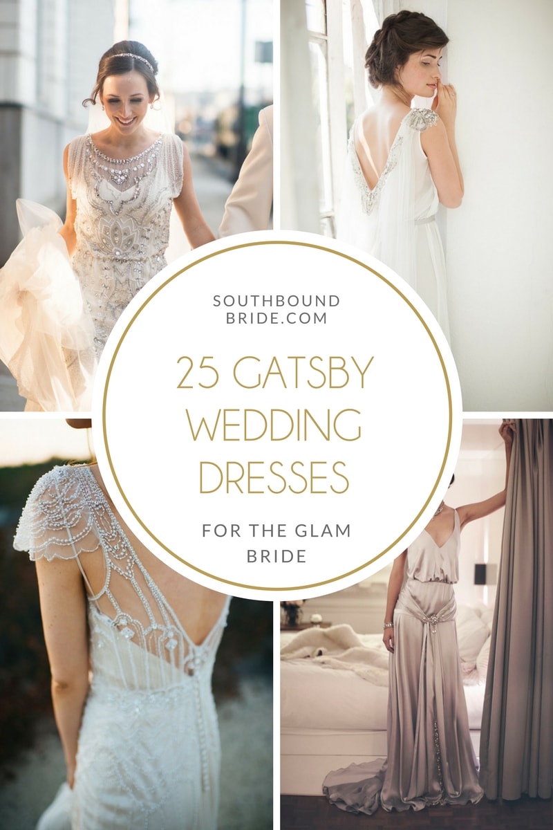 25 Gatsby Glam Wedding Dresses | SouthBound Bride