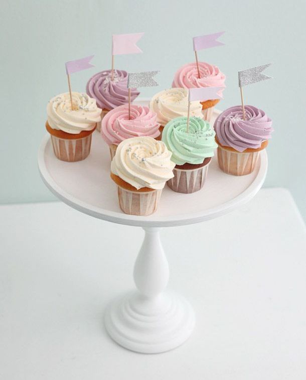 Pastel Cupcakes