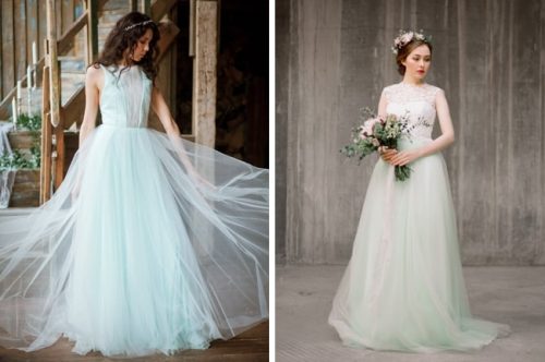 20 Dreamy Pastel Wedding Dresses | SouthBound Bride