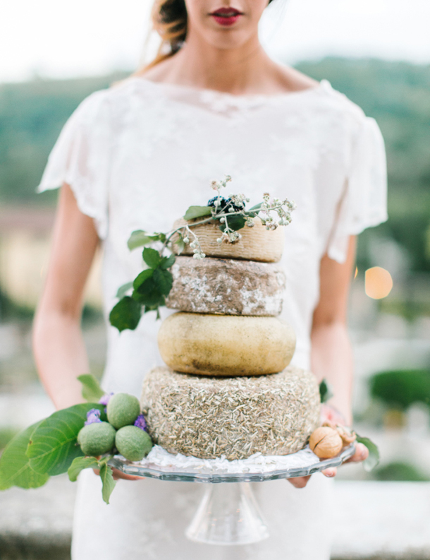 How to Make a Cheese Wheel Wedding Cake | SouthBound Bride