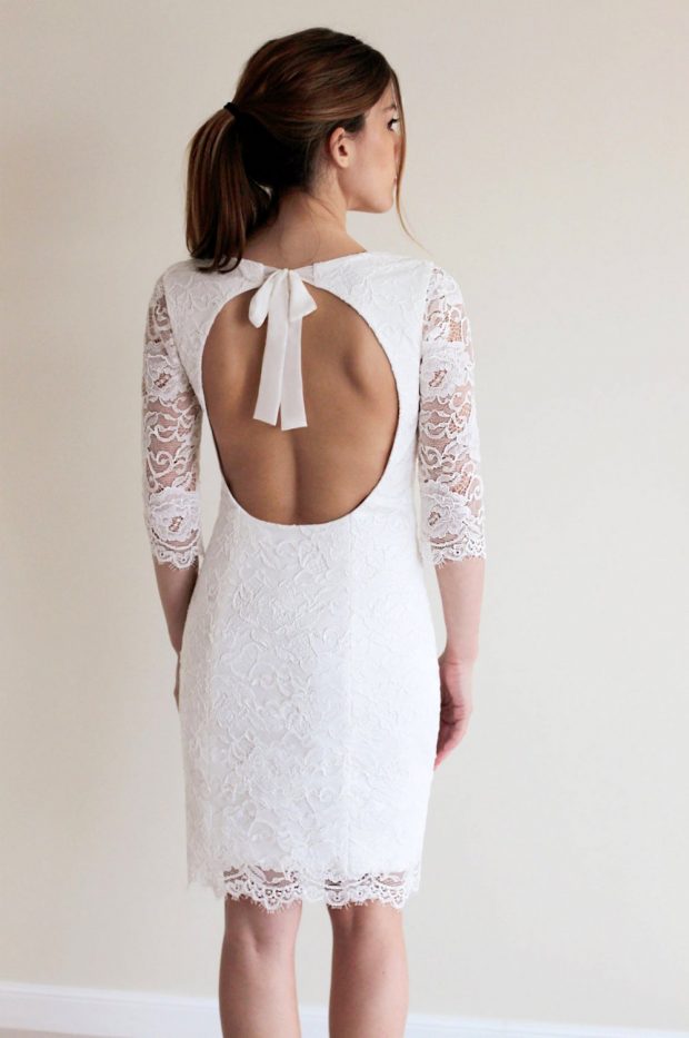 20 Stylish Short Wedding Dresses from Etsy SouthBound Bride