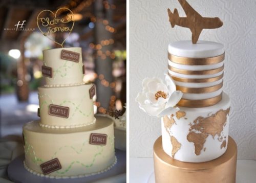 20 Travel Themed Wedding Cakes Southbound Bride 