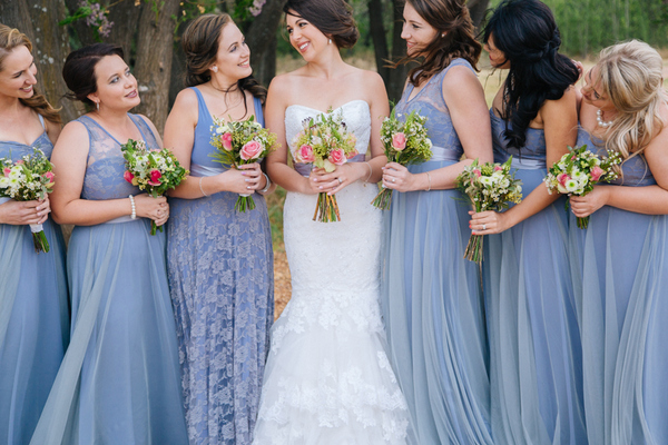 Serenity Blue Bridesmaids Dresses