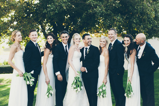 Black and White Wedding at Kleinevalleij