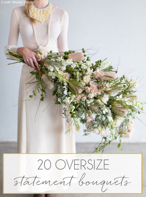 20 Oversize Statement Wedding Bouquets SouthBound Bride