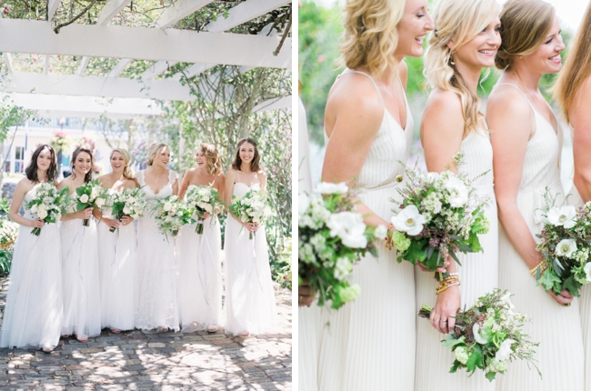 Long White Bridesmaid Dresses