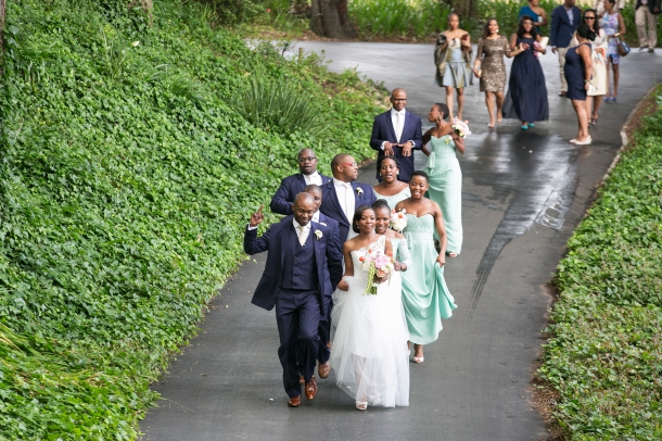 Navy and Mint Bridal Party