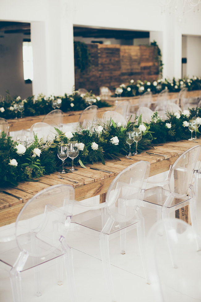 Rustic Green and White Garlands 