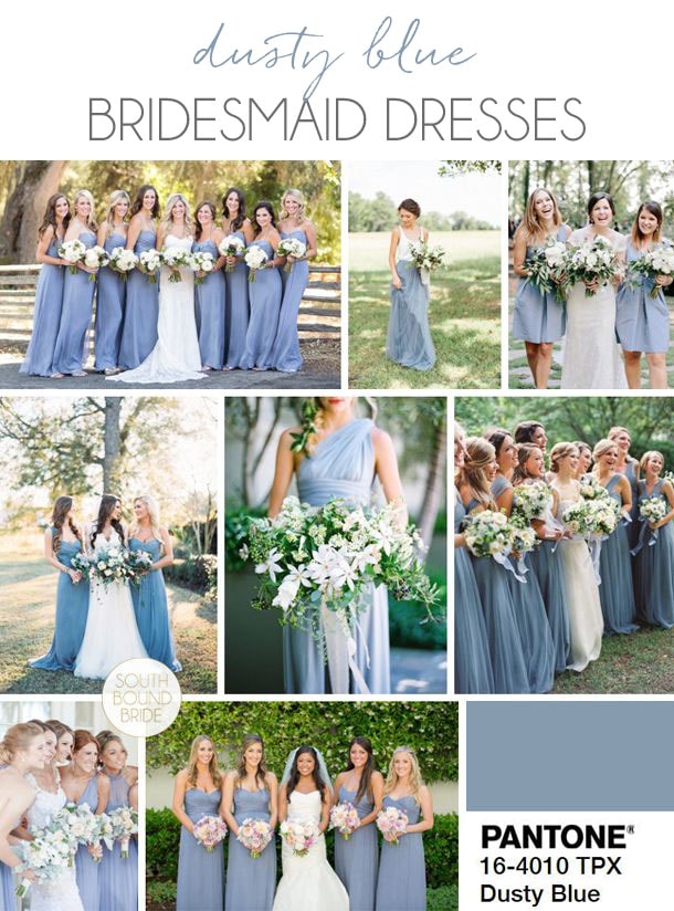 Dusty Blue Bridesmaid Dresses | SouthBound Bride