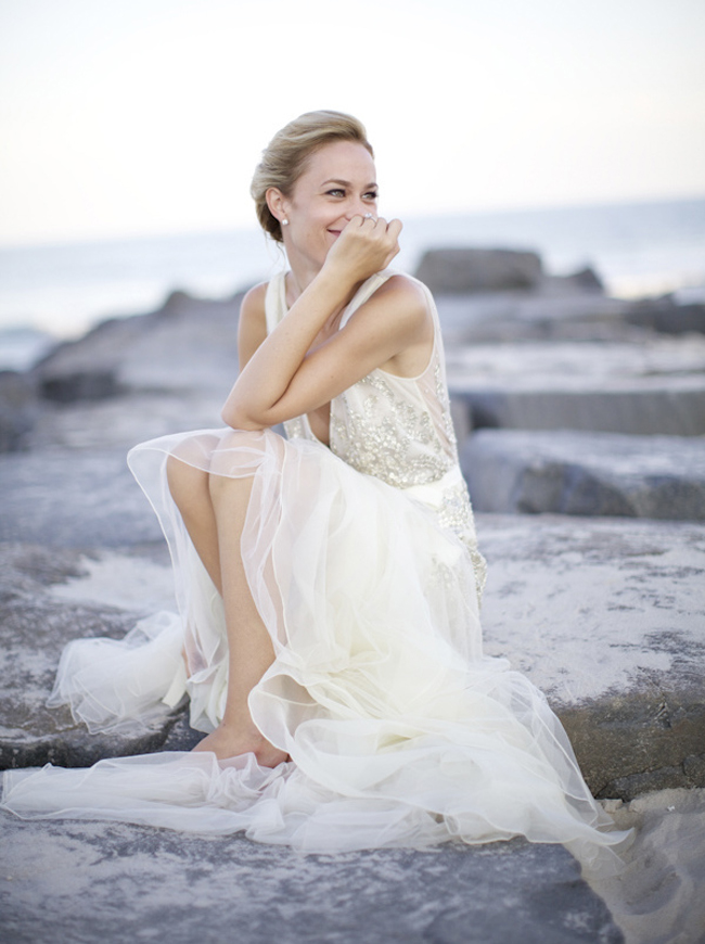 Dreamy Beach Engagement Session Dress