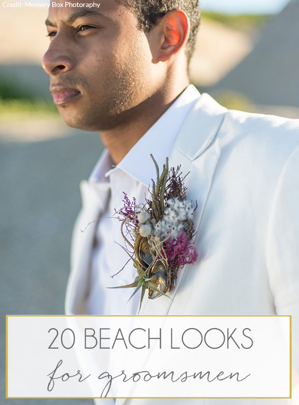 Beach on sale groom attire