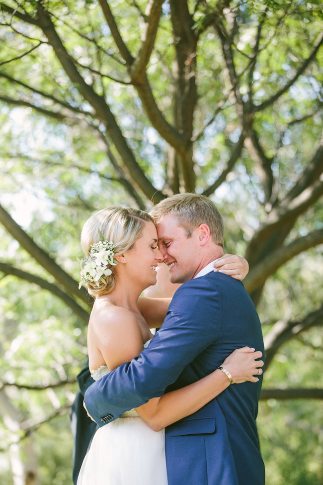 White Flowers in Bridal Updo