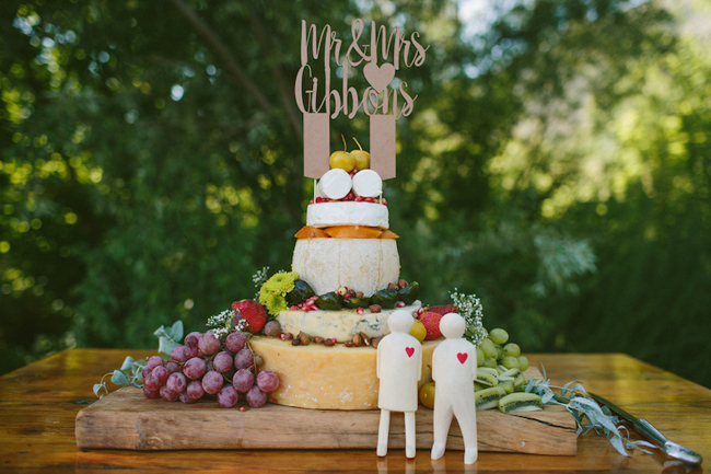 Cheese Wedding Cake at Olive Rock