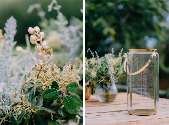 Gold and Green Wedding Details