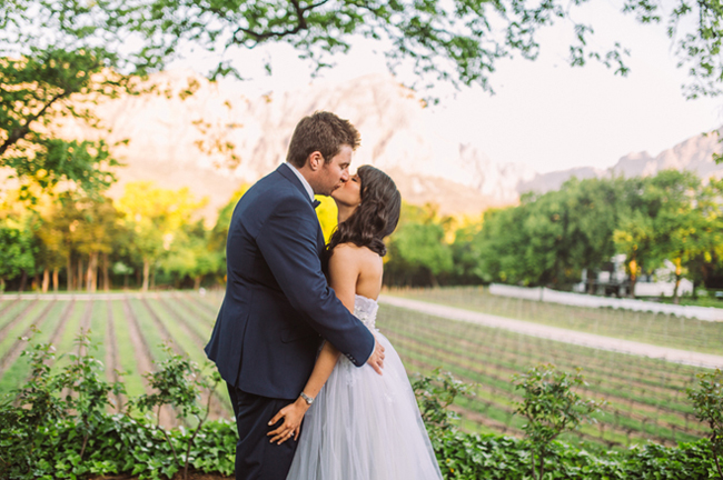 Romantic Vineyard Wedding by Moira West