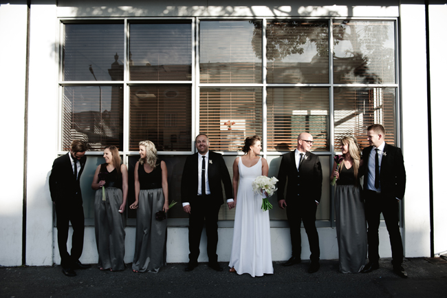 Modern Black and White Wedding