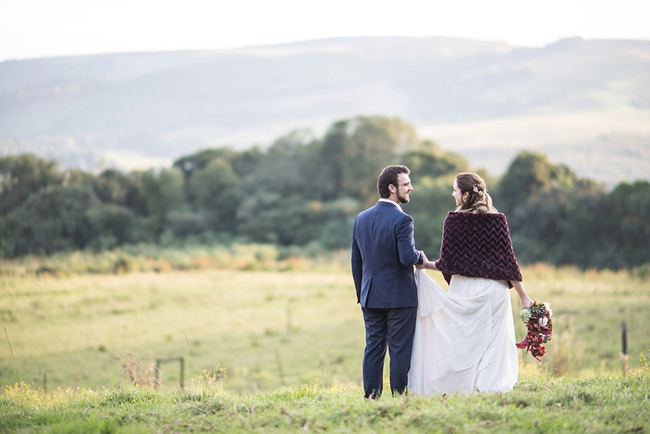 Enchanting Berry-tone Wedding 