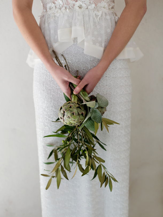 Farmers Market Wedding Ideas Fruit Vegetable Bouquet