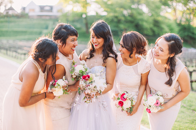 Bouquets with Pops of Pink