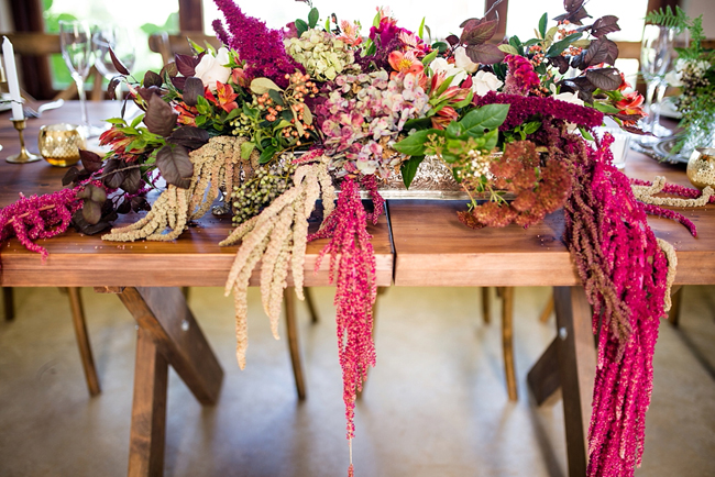 Bright Cascading Floral Arrangements