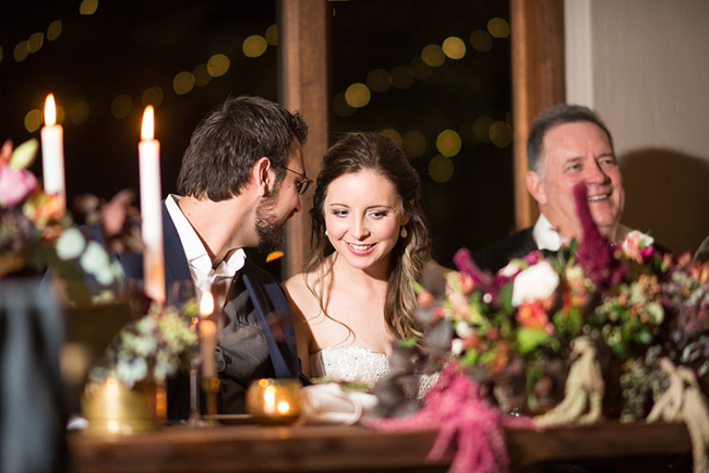 Romantic Berry-tones Wedding at The Glades