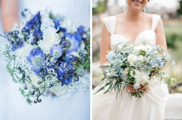 20 Something Blue Wedding Bouquets | SouthBound Bride